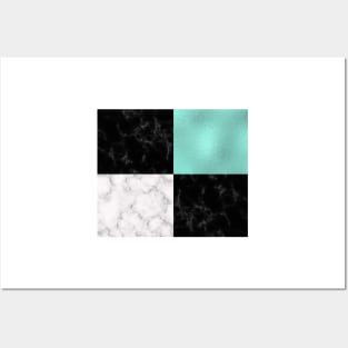 Mint marble VII Posters and Art